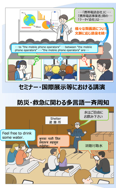 自動「同時通訳」技術の研究開発コンソーシアムを9社が設立　NICT、凸版、ヤマハ、NTTら9社　官民で同時通訳の自動化を実現へ