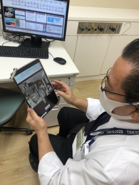 コロナ禍対策の遠隔診療 中部徳洲会病院(沖縄)が東京警備保障のアバターロボットを導入