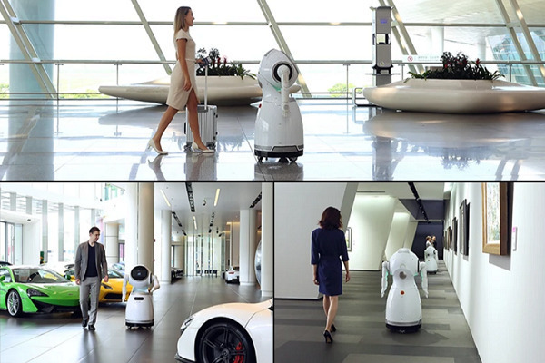 人型ロボット「CRUZR」とAIチャットボット「ObotAI」の連携　都市型複合施設のニューノーマル実現に向けて「Tokyo Robot Collection」