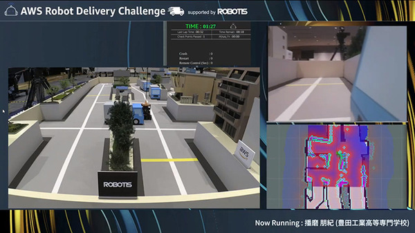 学生たちが自律移動ロボットで自動運転とAIの技術を競う「AWSロボットデリバリーチャレンジ」開催！優勝は千葉工業大学