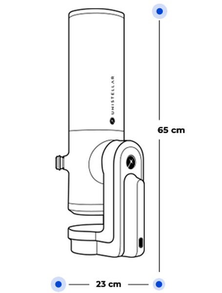 ソニー製の超高感度センサーを搭載した望遠鏡「eVscope」 都市部でも鮮明に天体観測、スマホ連携で撮影データを簡単転送　+Style