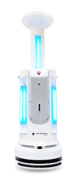 香港国際空港や中国100カ所の病院などで稼働中の自動除菌ロボット「ISR」日本でも展開　UV-C紫外線照射と消毒剤噴霧のハイブリッド