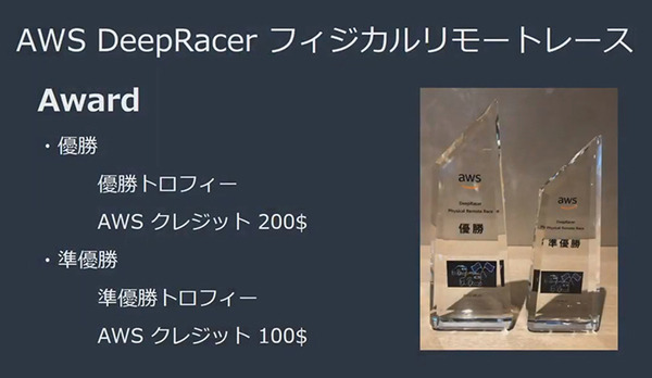 AWSが自動運転のAIロボットカー「DeepRacer」のレースを開催！強化学習の完全自走型レーシングカーの新モデル「Evo」も披露
