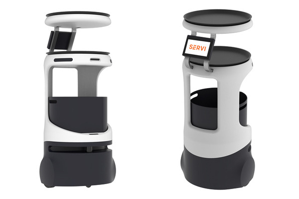 【速報】ソフトバンクロボティクスが配膳ロボットに参入「Servi」(サービィ)を発表　テーブル選択するだけで自動運転で料理を運搬