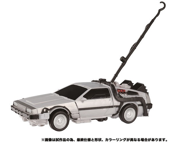 デロリアン型タイムマシンがロボットモードに変形！タカラトミー『トランスフォーマー×バック・トゥー・ザ・フューチャー』のコラボ