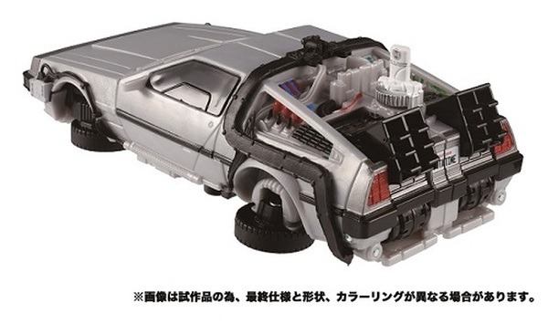 デロリアン型タイムマシンがロボットモードに変形！タカラトミー『トランスフォーマー×バック・トゥー・ザ・フューチャー』のコラボ