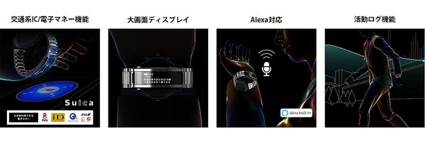 ソニーの新型スマートウォッチ「wena 3」はSuicaやAlexaに対応　美しさと機能の両立、バックル部で操作　11/27発売