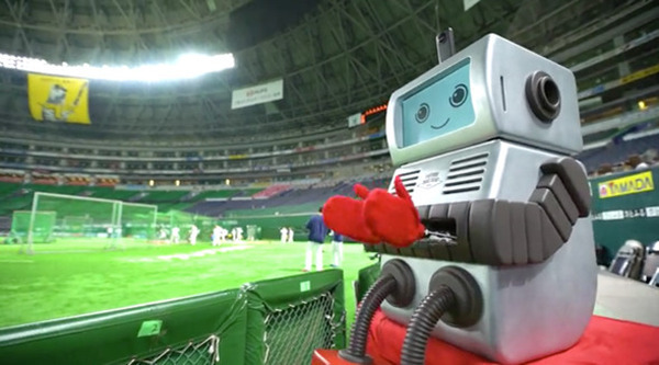 PepperやSpot、拍手ロボットが応援ダンスを披露 ホークス VS ファイターズ「＃ロボット応援大戦」柳田選手が欲しいロボットとは?