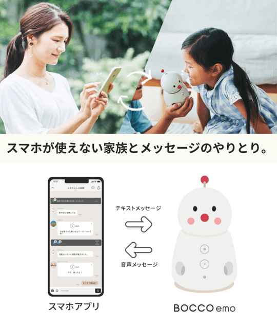 家族の絆を繋ぐ未来のファミリーロボット「BOCCO emo」(ボッコ エモ)発表　光るほっぺと動くボンボリが可愛い　emo語も話す
