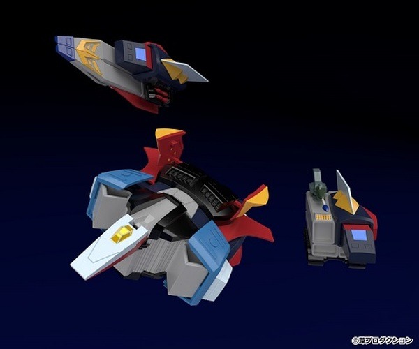 ロボットアニメ「宇宙戦士バルディオス」各関節可動＆3機合体できるプラモデルになって登場！10月15日(木)より期間限定予約販売