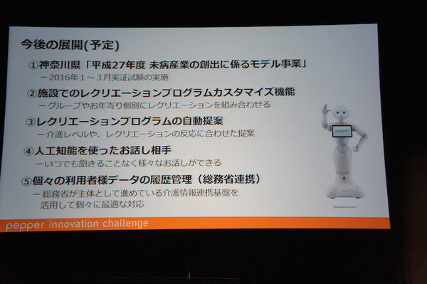 Pepper Innovation Challenge 2015 決勝最終プレゼンテーション