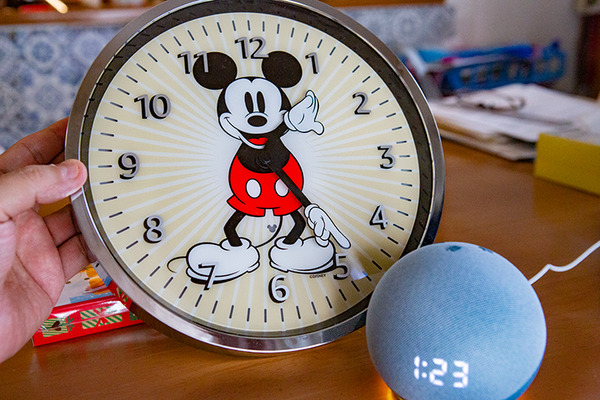 Alexa対応のミッキーマウス壁時計が届いたよ！タイマー機能を体験「Echo Wall Clock – Disneyミッキーマウス」速攻レビュー