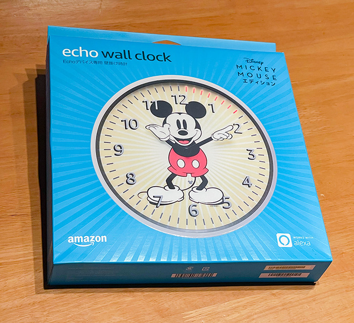Alexa対応のミッキーマウス壁時計が届いたよ！タイマー機能を体験「Echo Wall Clock – Disneyミッキーマウス」速攻レビュー