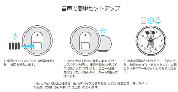 Alexa対応のミッキーマウス壁時計が届いたよ！タイマー機能を体験「Echo Wall Clock – Disneyミッキーマウス」速攻レビュー