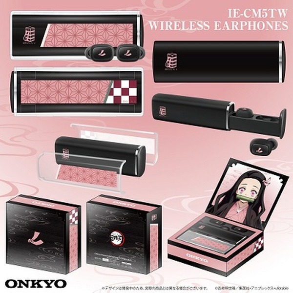 選ぶなら炭治郎モデル? ねずこ、善逸、伊之助モデルも　オンキヨーが「鬼滅の刃」とコラボした完全ワイヤレスイヤホンを発表