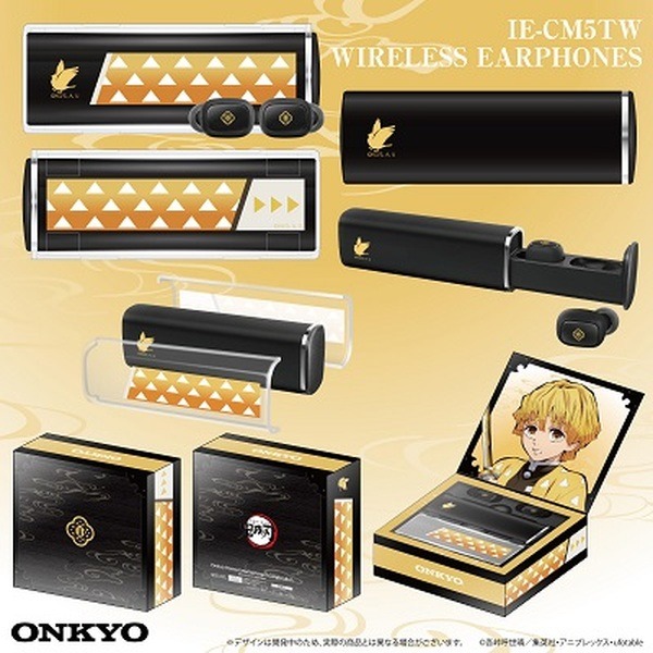 選ぶなら炭治郎モデル? ねずこ、善逸、伊之助モデルも　オンキヨーが「鬼滅の刃」とコラボした完全ワイヤレスイヤホンを発表