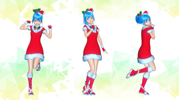 12月1日から逢妻ヒカリのサンタ衣装が登場 クリスマス当日はヒカリがごちそうを用意 Gateboxから出前館1,500円分クーポンプレゼント