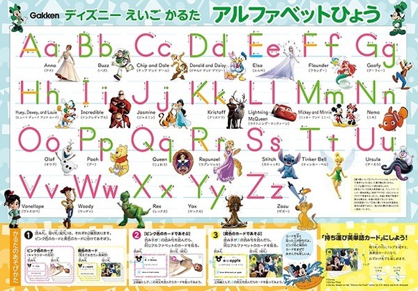 かるたの読手はアレクサ！Alexaの読み上げ音声付き、学習かるたシリーズ『ディズニーえいごかるた』が新発売　学研プラス