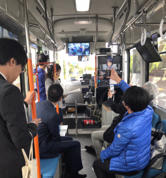 「ひたちBRT」の通常ダイヤで自動運転バスが実証運行 本格商用に向けた課題抽出を進める バス停は全部で6つ 運賃は既存と同じ