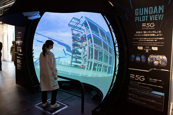 【速報】「動く実物大ガンダム」パイロット視点の景色が見たい　ソフトバンク5GのVRドームでコクピットをリアル体験 ガンダムファクトリー横浜