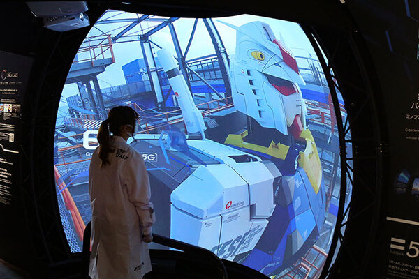【速報】「動く実物大ガンダム」パイロット視点の景色が見たい　ソフトバンク5GのVRドームでコクピットをリアル体験 ガンダムファクトリー横浜