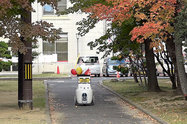 自動運転ロボットが公道で自律配送、市民が体験　遠隔操作やルート最適化も　岡山県玉野市/三菱商事/三菱地所/東京海上日動ら