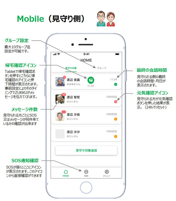 見守りAIロボット「ZUKKU」コミュニケーション機能を向上　離れて暮らす家族をゆるやかに見守る