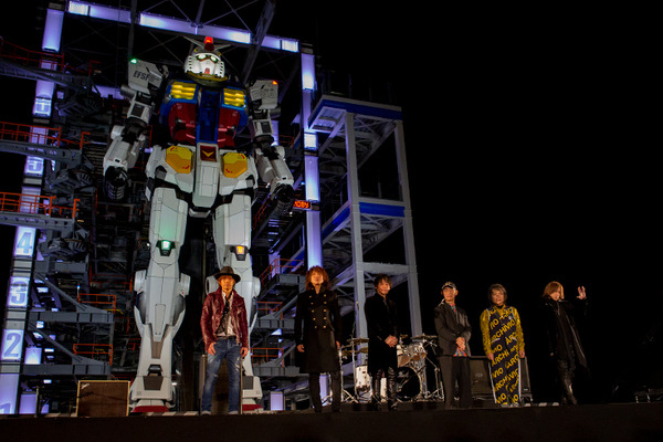 【速報】動く実物大ガンダム「オープニングセレモニー」で緊急事態!? 制御不能でひざまずく! LUNA SEAが熱唱「ガンダムファクトリー横浜」