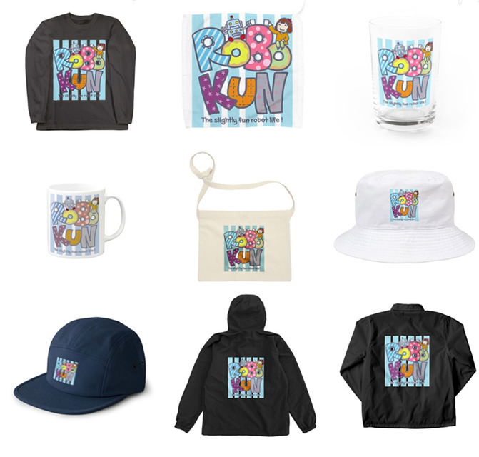ロボスタで連載中の4コマまんが「ロボクン」の公式グッズ発売!! Tシャツやキャップ、マグカップなど23種類をラインアップ