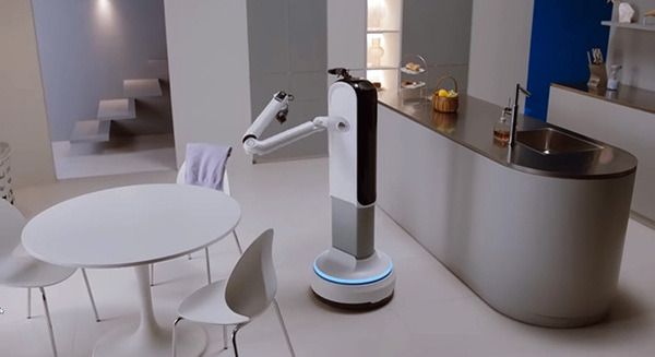 サムスンが2種類の家庭用AIロボットを動画で公開　アシスタント「Bot Care」と家事支援「Bot Handy」【CES 2021】