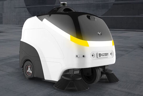 レベル4の自動運転技術を搭載した屋外用掃除ロボット「viggo(ヴィーゴ)」道路などの掃除/吸塵/ゴミ収集/水巻きに対応