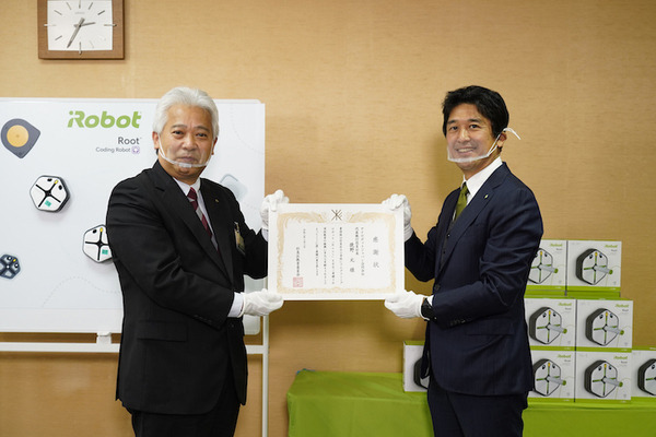 アイロボットジャパン プログラミングロボット「Root」を杉並区へ100台寄贈 松庵小学校・桃井第二小学校・済美小学校を中心に活用