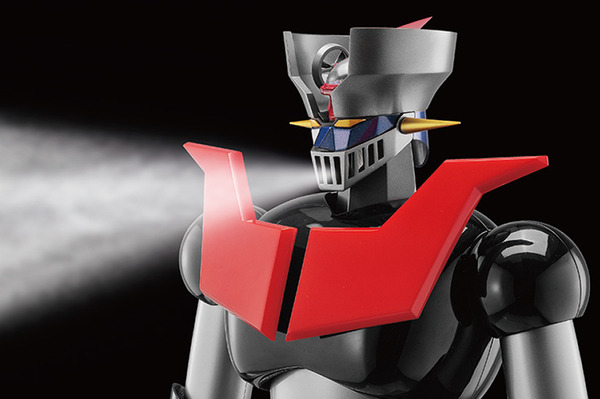 身長75cmの巨大メタル「マジンガーZ」目からLEDのビーム、ルストハリケーンは霧を噴射　週刊『鉄の城 マジンガーZをつくる』