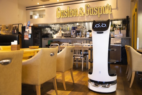 ネコ型配膳ロボット「BellaBot」イタリアンレストラン「Gaston＆Gaspar御茶ノ水ソラシティ店」で試験導入