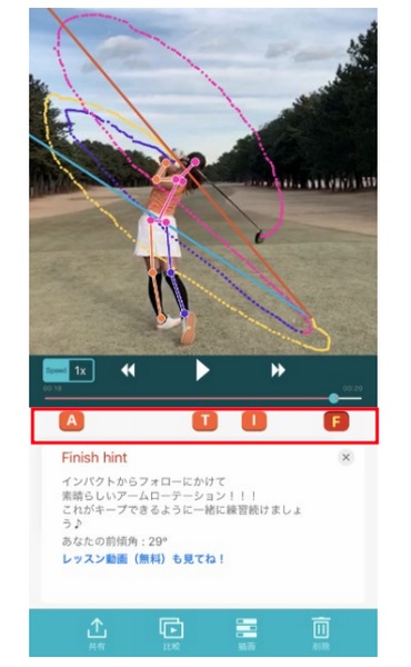 ドコモ　スマホで撮影したゴルフスイングの動画をAIが診断するアプリ「GOLFAI」にAndroid版が登場