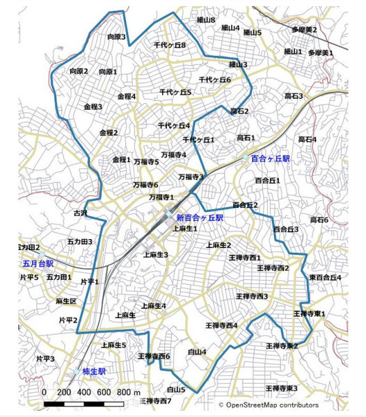 約500箇所の乗降地点を移動するオンデマンド交通「しんゆりシャトル」実証運行　小田急が開始