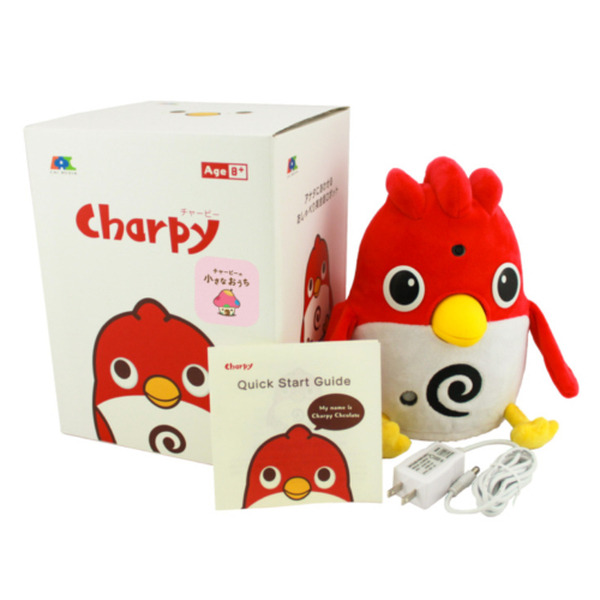 Wi-Fi不要で初心者向けのやさしい単語やフレーズを学習できる 英会話ロボット「チャーピーの小さなおうち」3月3日に発売