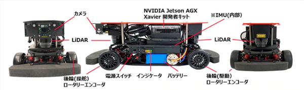 自動運転／AI技術開発用ロボットカー「RoboCar 1/10X」ZMPが販売開始　SLAM技術に対応、開発環境を無償提供