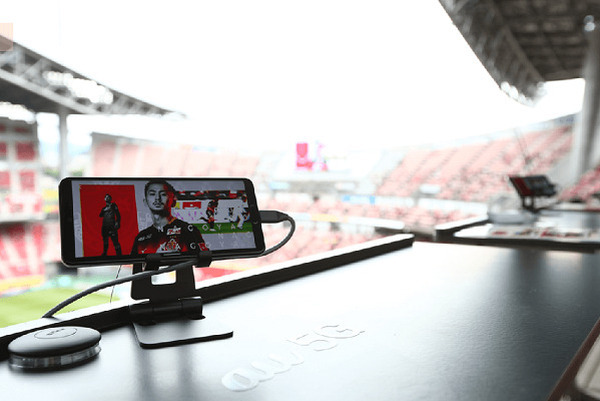 KDDIと名古屋グランパス、5GやARを導入した「グランパススマートスタジアム」開催　横浜FC戦でスマートなサッカー観戦を体験