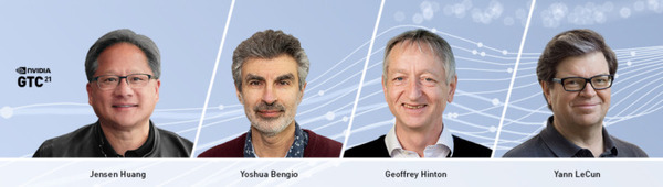 【GTC 2021】NVIDIA CEO ジェンスン フアン氏がヨシュア ベンジオ氏/ジェフリー ヒントン氏/ヤン ルカン氏などを招待