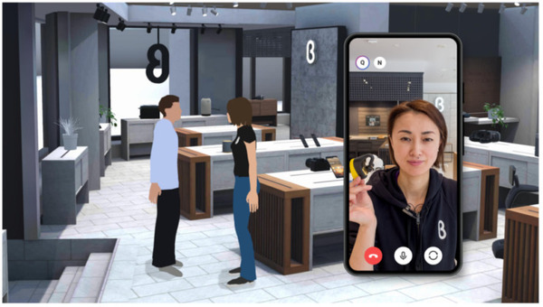 凸版印刷がバーチャルとリアルを行き来する新しい買い物体験「IoA Shopping」を開発　サービス提供に先立ち「b8ta」で実証実験