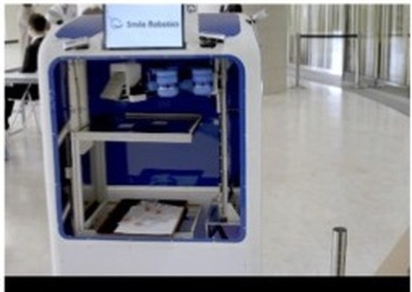 スマイルロボティクスの配膳・下膳ロボットをPCR検査に活用　非対面・非接触で自動搬送「Tokyo Robot Collection」