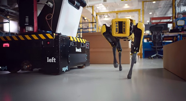 【速報】ボストンダイナミクスが倉庫自動化のための新しいロボット「Stretch」を発表　「Spot」も共演する動画も公開