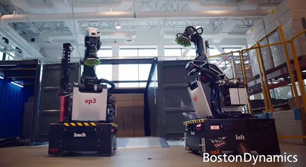【速報】ボストンダイナミクスが倉庫自動化のための新しいロボット「Stretch」を発表　「Spot」も共演する動画も公開