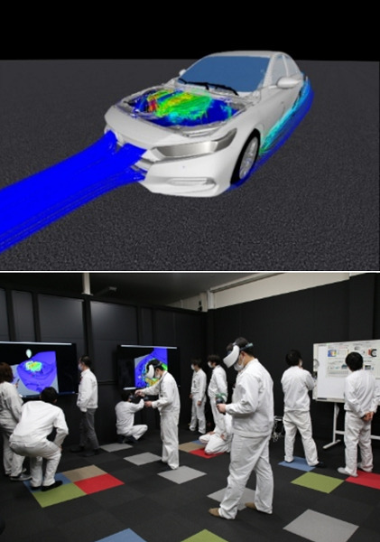 ホンダ×サイバネット「バーチャルデザインレビュー×VR」に解析結果を可視化する新技術