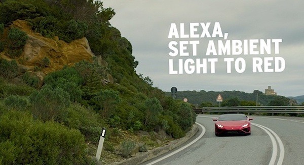 ランボルギーニ・ウラカンEvoがAmazon Alexaを統合し、広範囲な車両制御を音声指示可能に