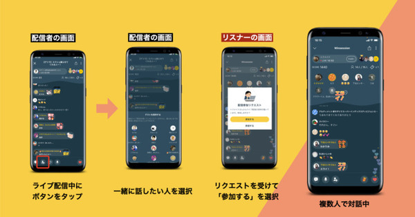 スマホ一台で音声コンテンツを配信できる「Radiotalk」最大9名がリアルタイム対話できる新機能を公開
