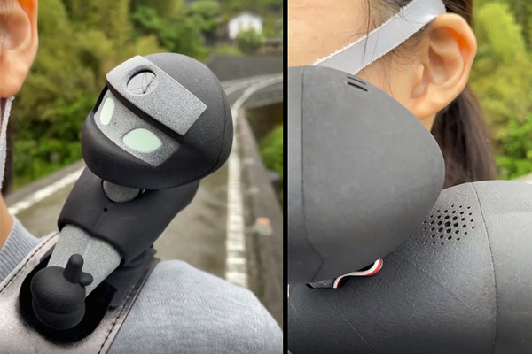 小型ロボット「NIN_NIN」を肩に乗せて観光体験　高知県が雨の仁淀川を歩くインスタライブを配信「リョーマの休日」