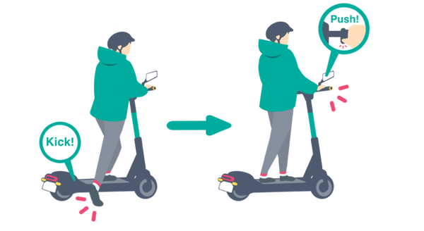 Luupが電動キックボードを大阪でレンタル開始　公道で原付扱い　スマホアプリから利用可能　JR西日本と安全講習会を開催
