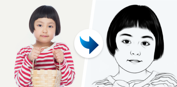 写真をドラッグ&ドロップするだけでAIが6枚の似顔絵を生成「Portrait Drawer」クリエイティブAIのRADIUS5